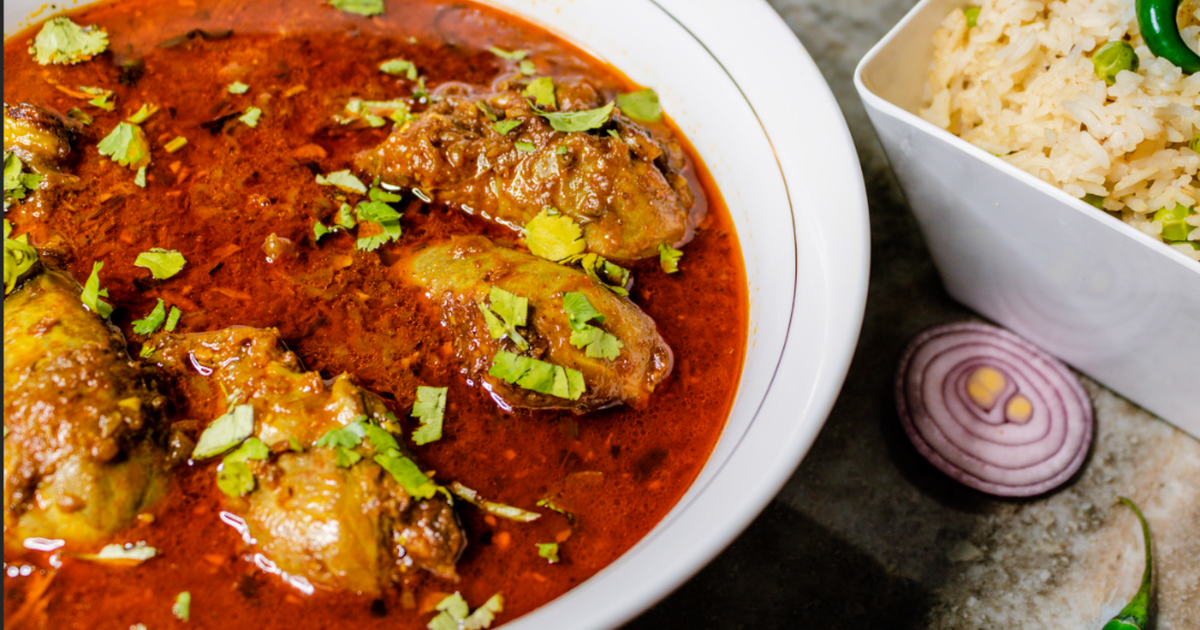 Punjabi Chicken Curry Indian Recipe Book